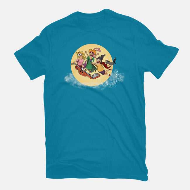 Belchers We Fly-Womens-Fitted-Tee-DrawnByBryan