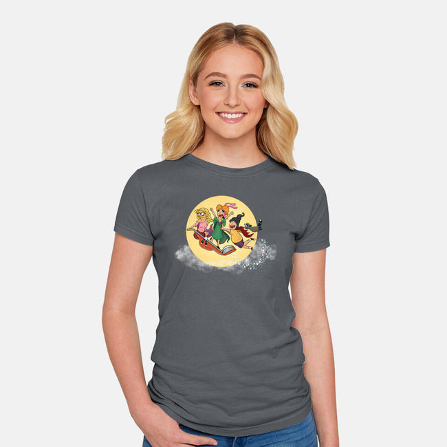 Belchers We Fly-Womens-Fitted-Tee-DrawnByBryan