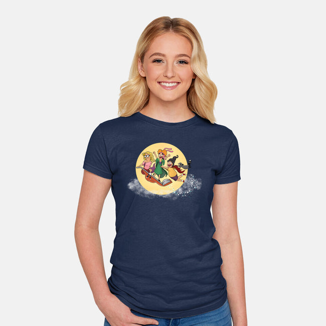 Belchers We Fly-Womens-Fitted-Tee-DrawnByBryan