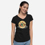 Belchers We Fly-Womens-V-Neck-Tee-DrawnByBryan