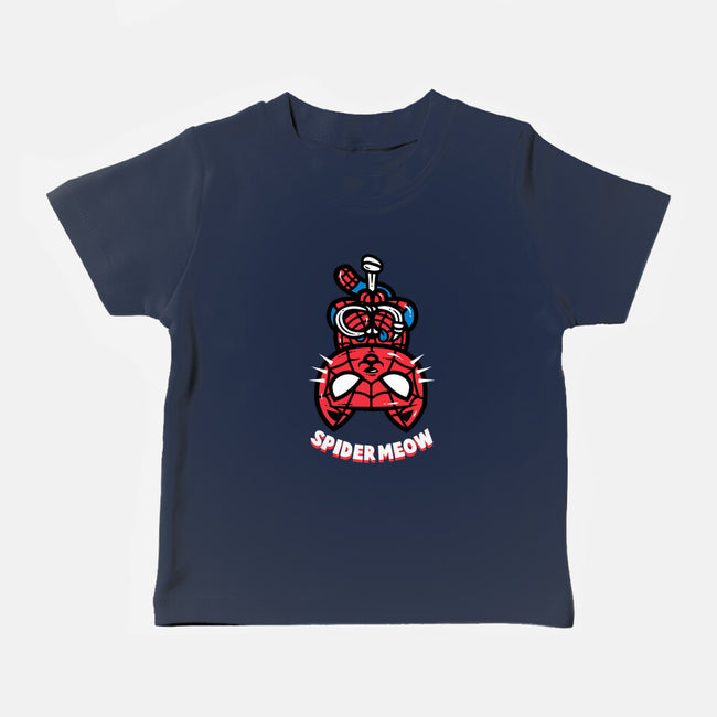 Spider Meow-Baby-Basic-Tee-krisren28