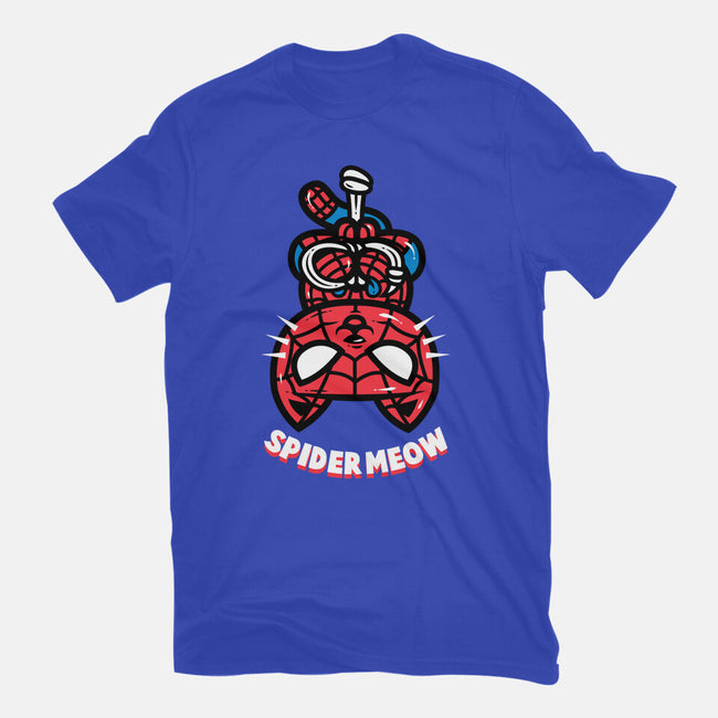 Spider Meow-Womens-Fitted-Tee-krisren28