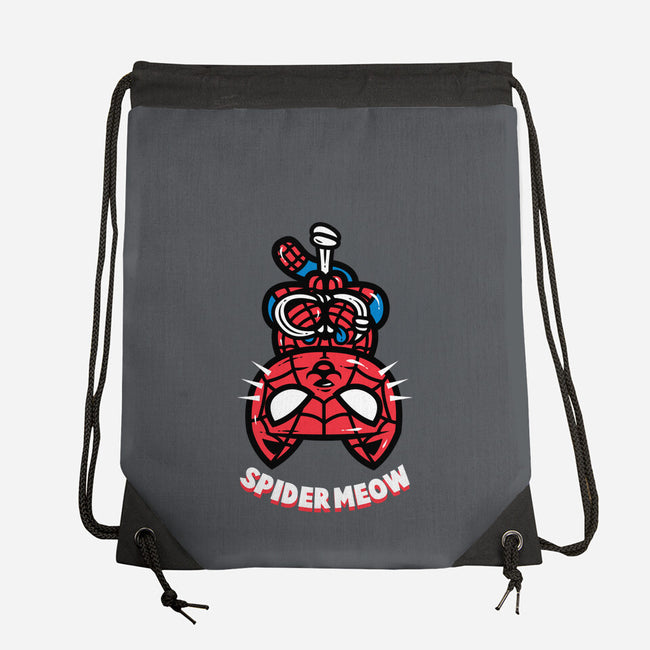 Spider Meow-None-Drawstring-Bag-krisren28