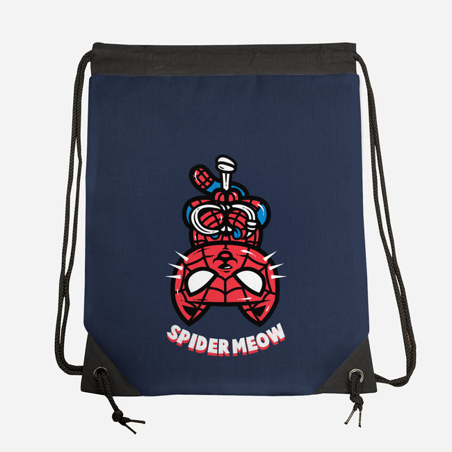 Spider Meow-None-Drawstring-Bag-krisren28