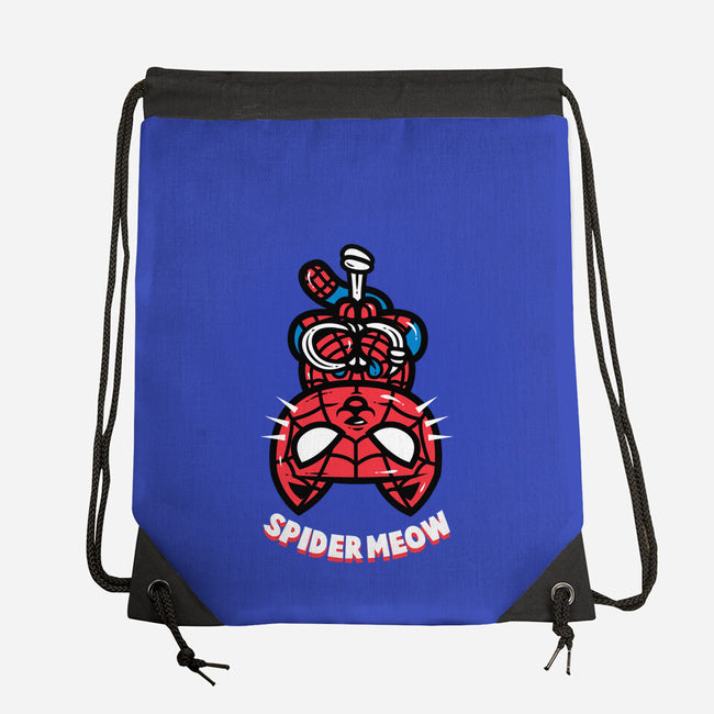 Spider Meow-None-Drawstring-Bag-krisren28