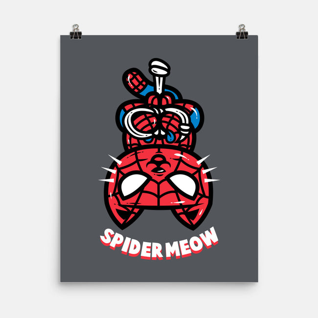 Spider Meow-None-Matte-Poster-krisren28