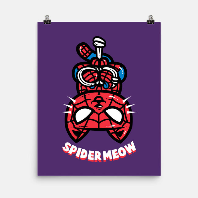 Spider Meow-None-Matte-Poster-krisren28