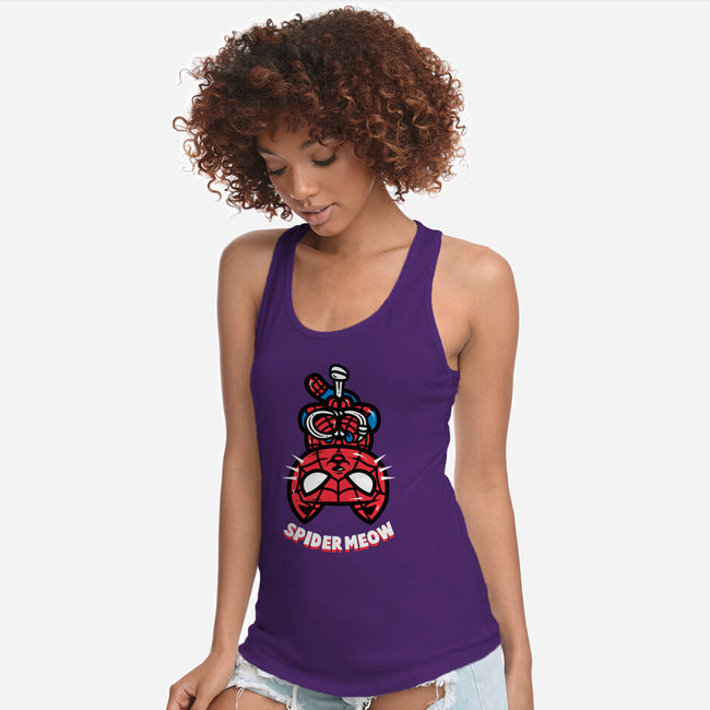 Spider Meow-Womens-Racerback-Tank-krisren28