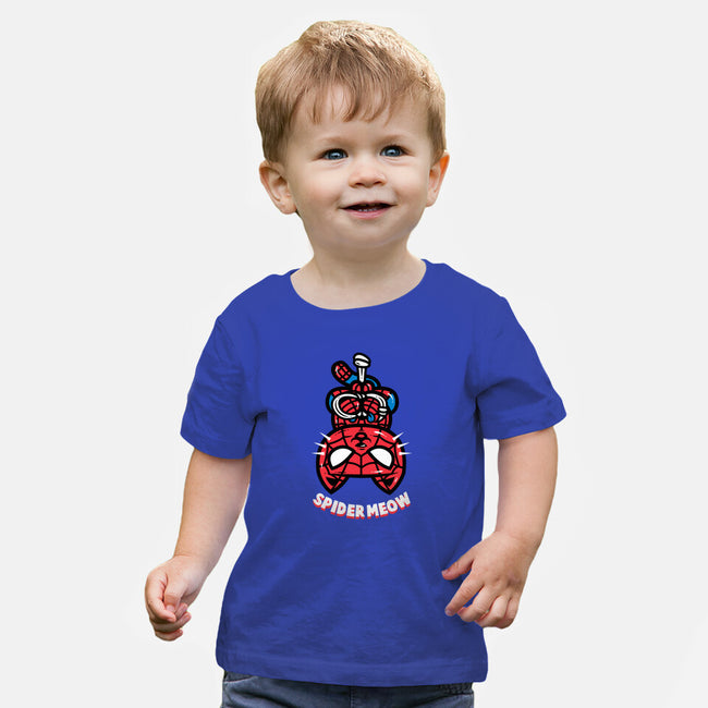 Spider Meow-Baby-Basic-Tee-krisren28