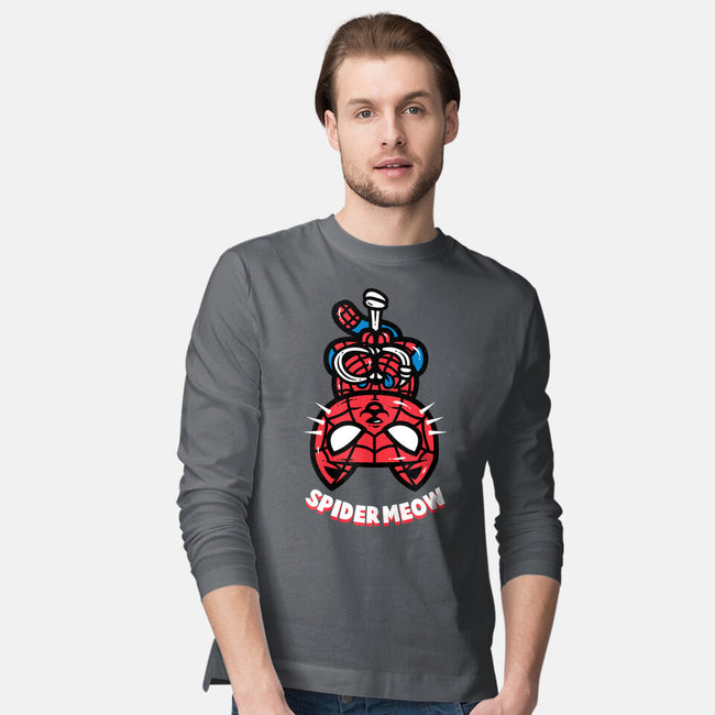 Spider Meow-Mens-Long Sleeved-Tee-krisren28