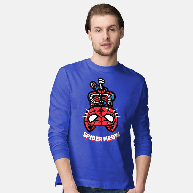 Spider Meow-Mens-Long Sleeved-Tee-krisren28