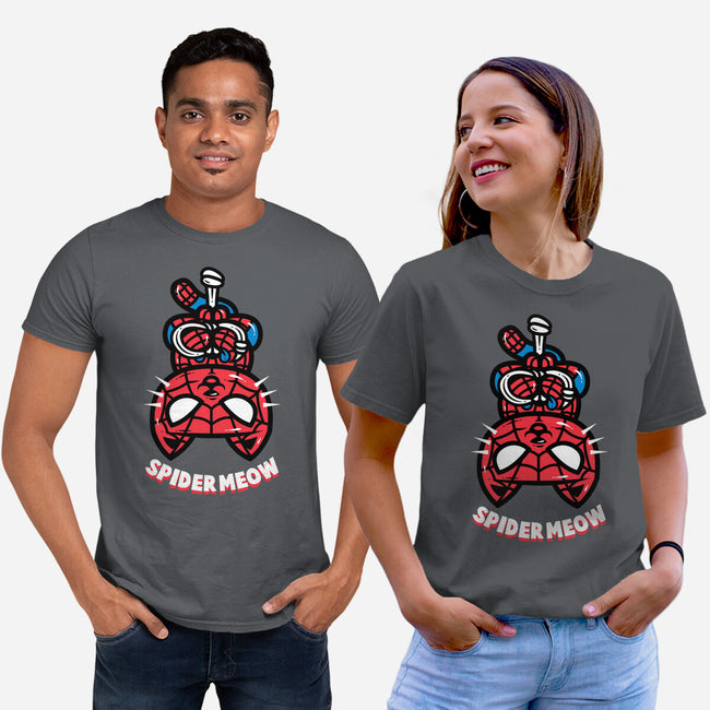 Spider Meow-Unisex-Basic-Tee-krisren28