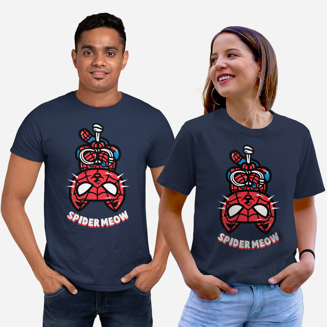 Spider Meow-Unisex-Basic-Tee-krisren28