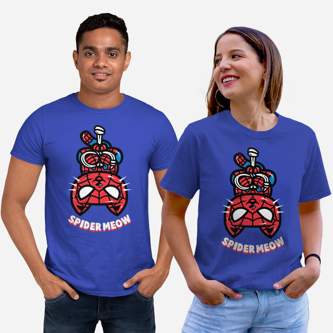 Spider Meow-Unisex-Basic-Tee-krisren28