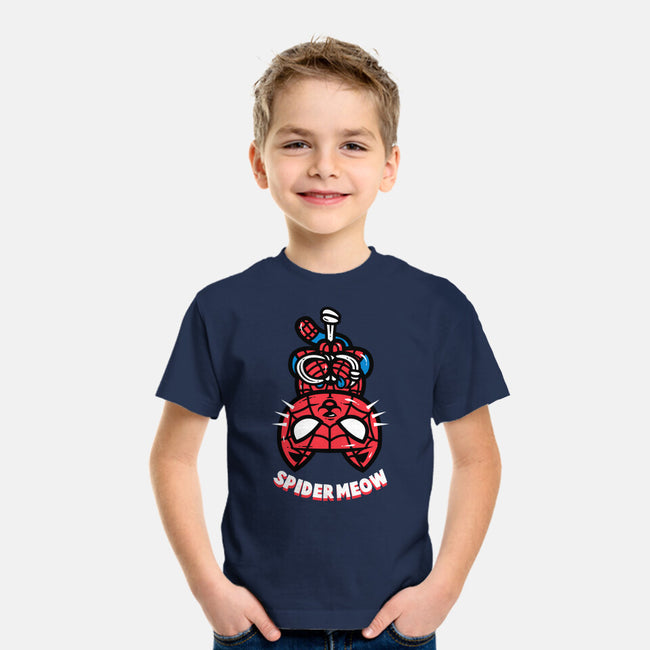 Spider Meow-Youth-Basic-Tee-krisren28