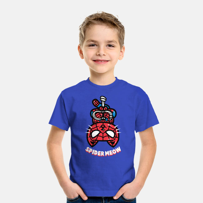 Spider Meow-Youth-Basic-Tee-krisren28
