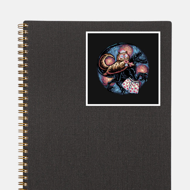 Into The Dungeon We Go-None-Glossy-Sticker-glitchygorilla