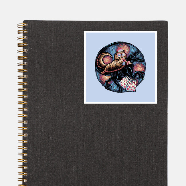 Into The Dungeon We Go-None-Glossy-Sticker-glitchygorilla