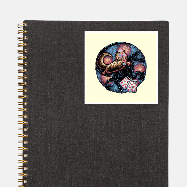 Into The Dungeon We Go-None-Glossy-Sticker-glitchygorilla