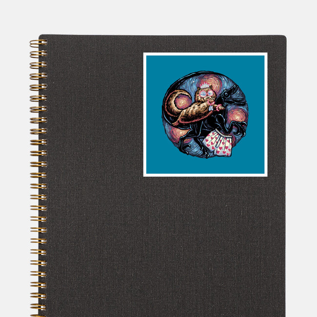 Into The Dungeon We Go-None-Glossy-Sticker-glitchygorilla