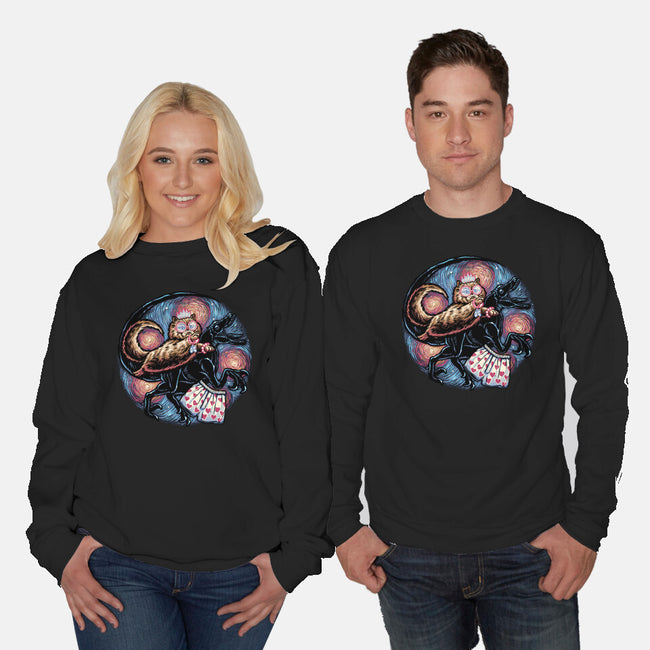Into The Dungeon We Go-Unisex-Crew Neck-Sweatshirt-glitchygorilla