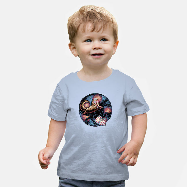 Into The Dungeon We Go-Baby-Basic-Tee-glitchygorilla