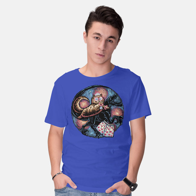 Into The Dungeon We Go-Mens-Basic-Tee-glitchygorilla
