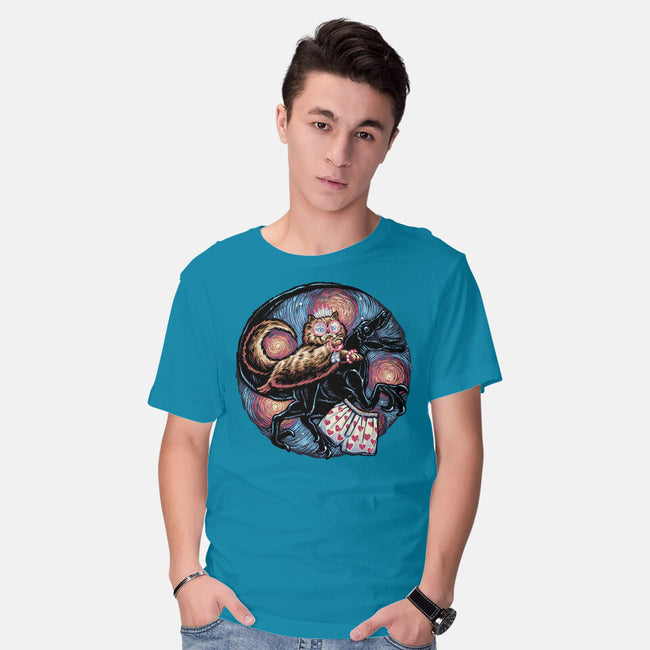 Into The Dungeon We Go-Mens-Basic-Tee-glitchygorilla