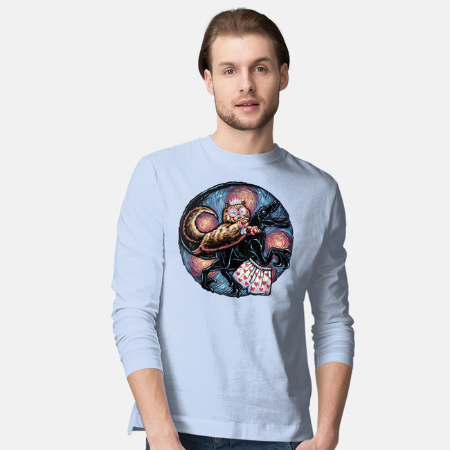 Into The Dungeon We Go-Mens-Long Sleeved-Tee-glitchygorilla