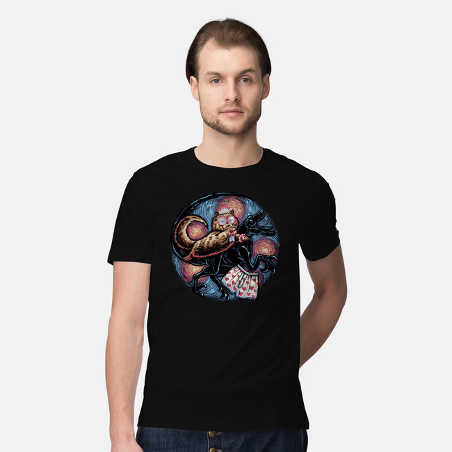 Into The Dungeon We Go-Mens-Premium-Tee-glitchygorilla