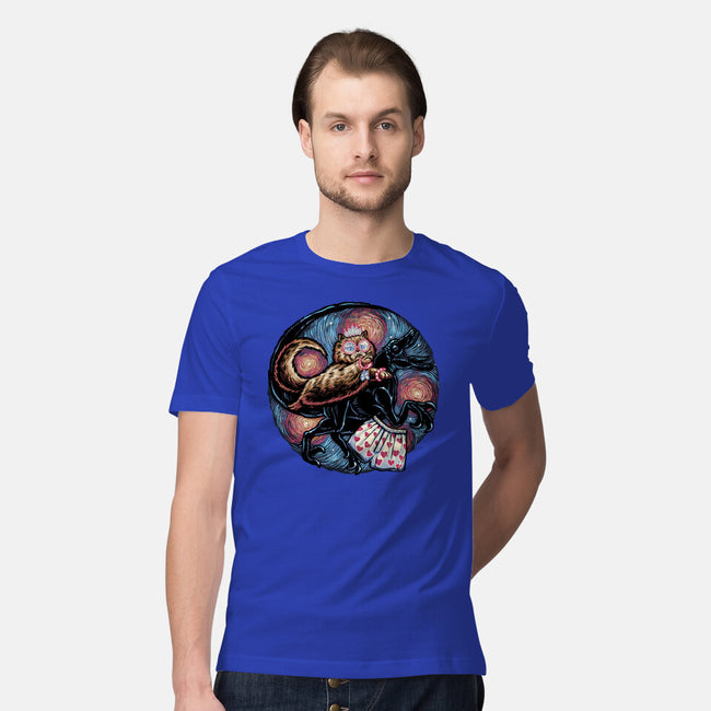 Into The Dungeon We Go-Mens-Premium-Tee-glitchygorilla