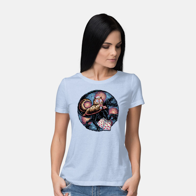 Into The Dungeon We Go-Womens-Basic-Tee-glitchygorilla