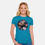 Into The Dungeon We Go-Womens-Fitted-Tee-glitchygorilla
