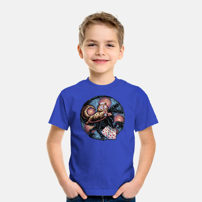 Into The Dungeon We Go-Youth-Basic-Tee-glitchygorilla