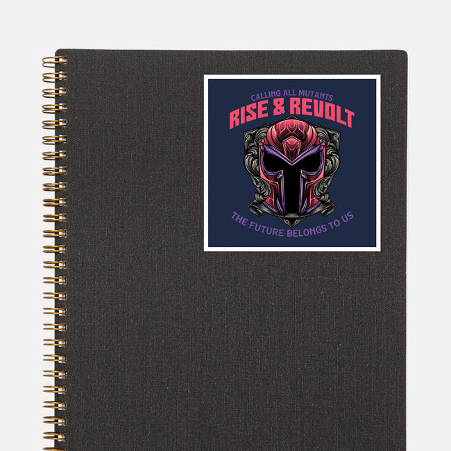 Mutants Rise And Revolt-None-Glossy-Sticker-glitchygorilla