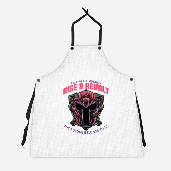 Mutants Rise And Revolt-Unisex-Kitchen-Apron-glitchygorilla