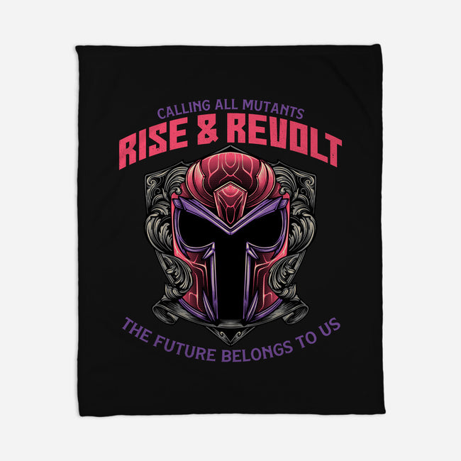 Mutants Rise And Revolt-None-Fleece-Blanket-glitchygorilla