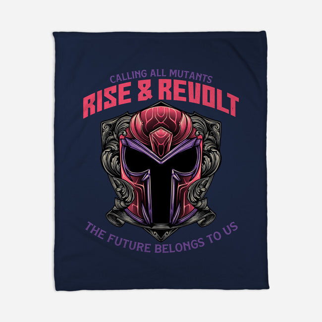 Mutants Rise And Revolt-None-Fleece-Blanket-glitchygorilla