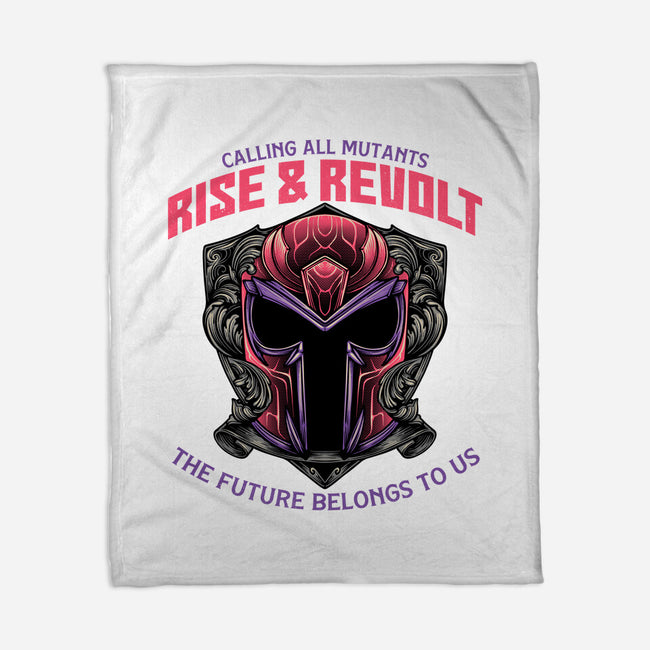 Mutants Rise And Revolt-None-Fleece-Blanket-glitchygorilla