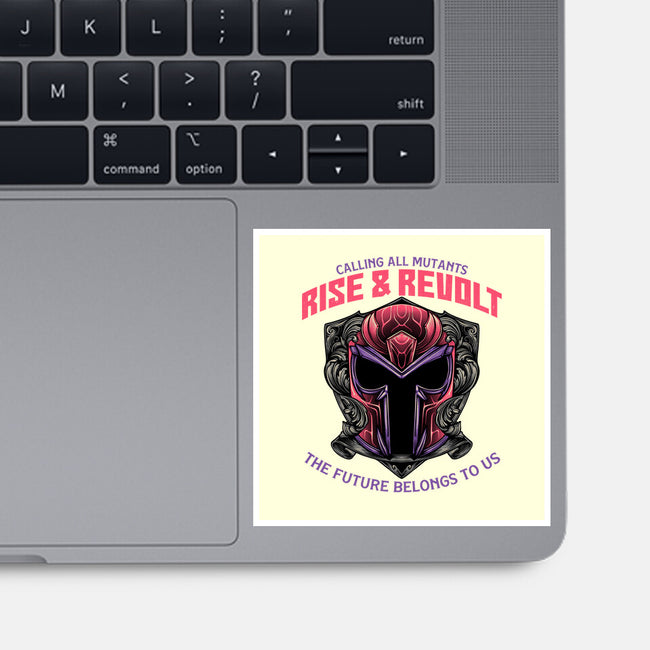Mutants Rise And Revolt-None-Glossy-Sticker-glitchygorilla