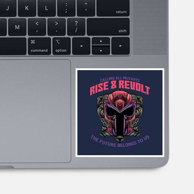 Mutants Rise And Revolt-None-Glossy-Sticker-glitchygorilla