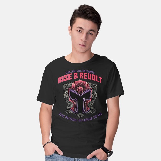 Mutants Rise And Revolt-Mens-Basic-Tee-glitchygorilla