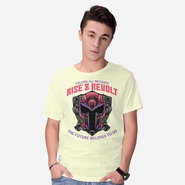 Mutants Rise And Revolt-Mens-Basic-Tee-glitchygorilla