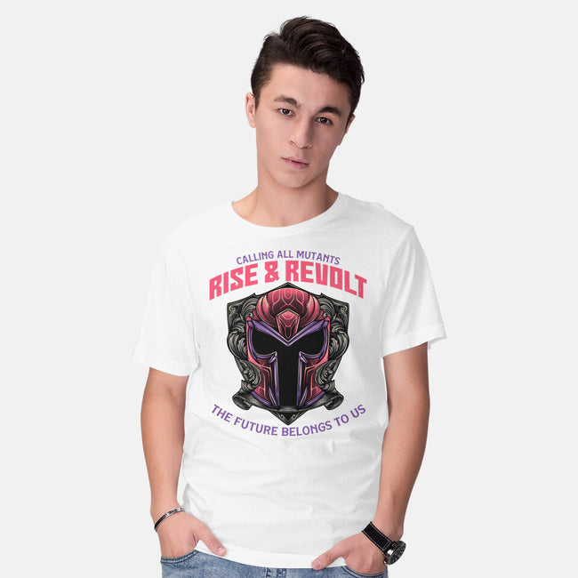 Mutants Rise And Revolt-Mens-Basic-Tee-glitchygorilla