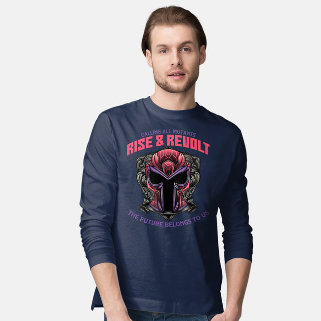 Mutants Rise And Revolt-Mens-Long Sleeved-Tee-glitchygorilla