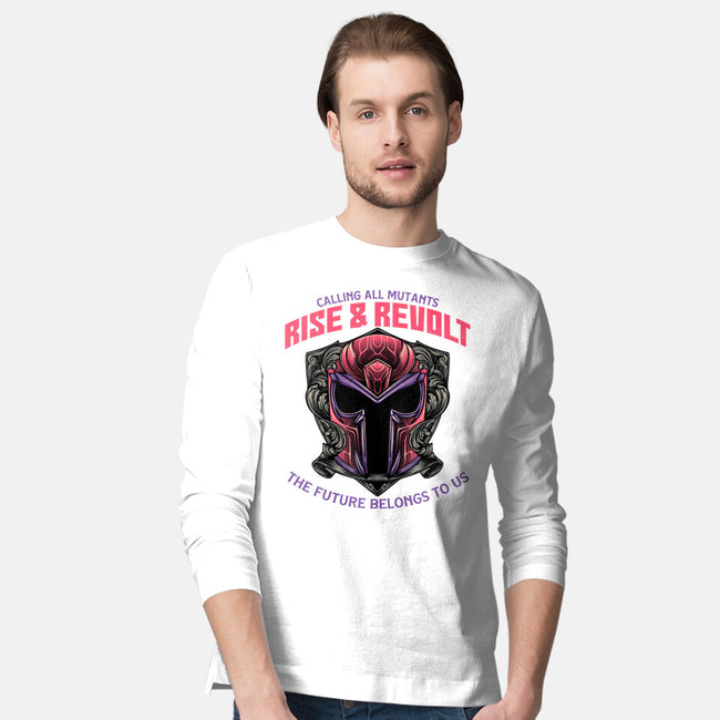 Mutants Rise And Revolt-Mens-Long Sleeved-Tee-glitchygorilla