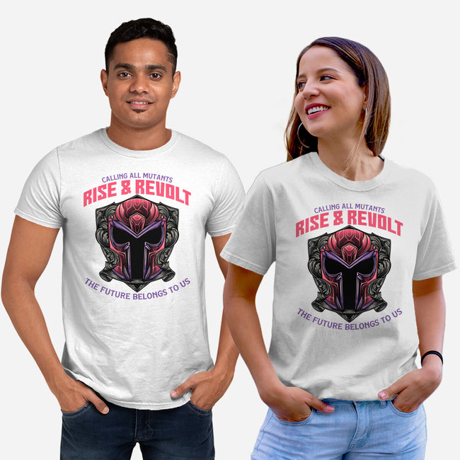 Mutants Rise And Revolt-Unisex-Basic-Tee-glitchygorilla