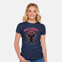 Mutants Rise And Revolt-Womens-Fitted-Tee-glitchygorilla