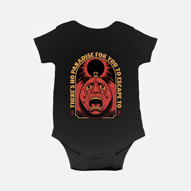 Screaming Egg Eclipse Anime-Baby-Basic-Onesie-Studio Mootant