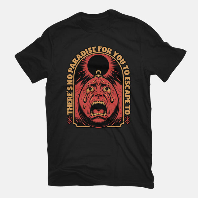 Screaming Egg Eclipse Anime-Unisex-Basic-Tee-Studio Mootant